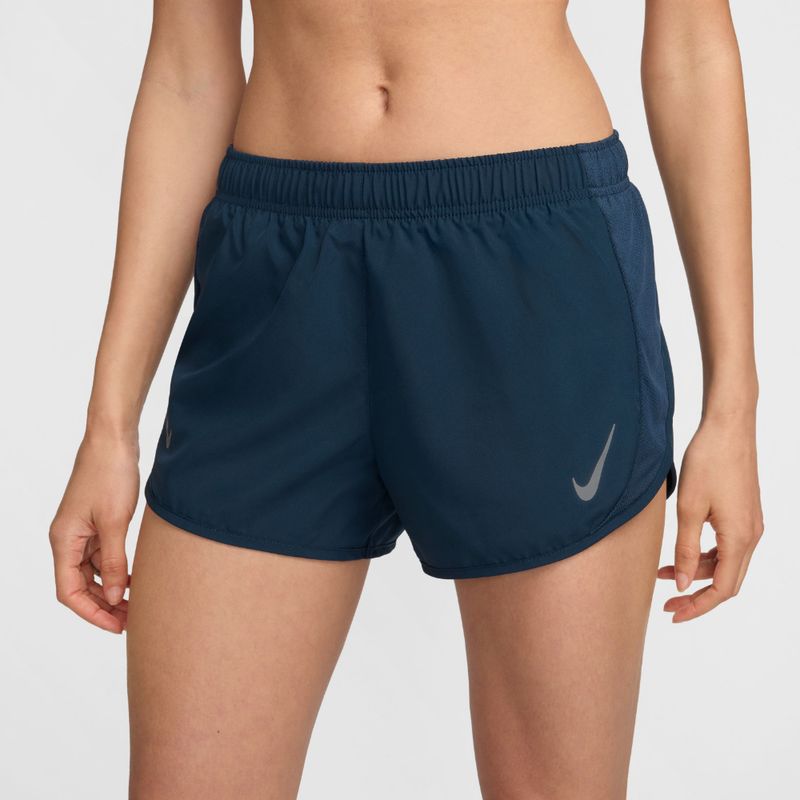 Nike W Nk Fast Df Tempo Short Pantaloneta azul de mujer para correr