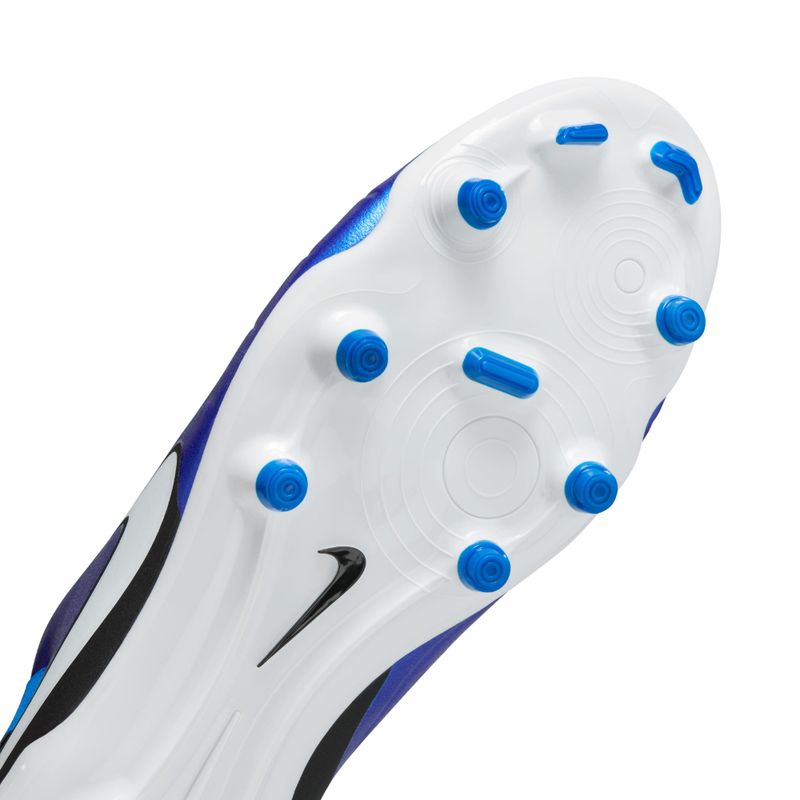 Guayos-nike-para-hombre-Legend-10-Academy-Fg-Mg-para-futbol-color-azul.-Reflectores-Capellada