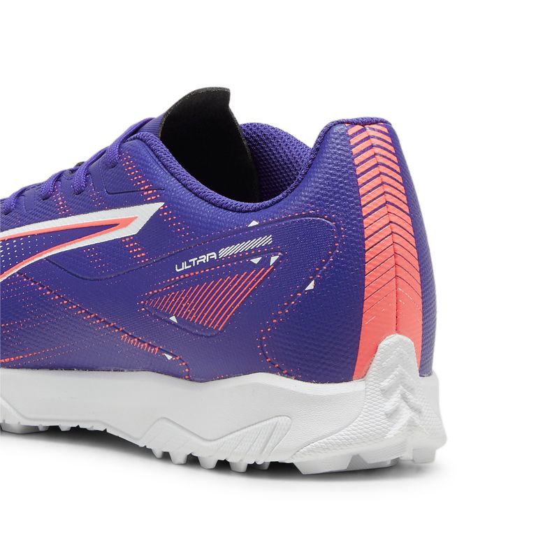Guayos-puma-para-hombre-Ultra-5-Play-Tt-para-futbol-color-azul.-Talon