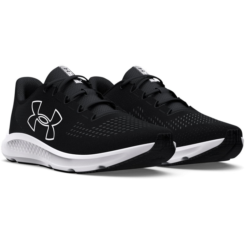 Tenis-under-armour-para-hombre-Ua-Charged-Pursuit-3-Bl-para-correr-color-negro.-Par-Alineados
