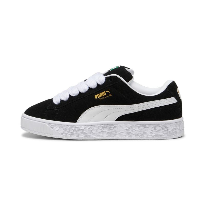 Tenis-puma-para-hombre-Suede-Xl-para-moda-color-negro.-Lateral-Interna-Derecha