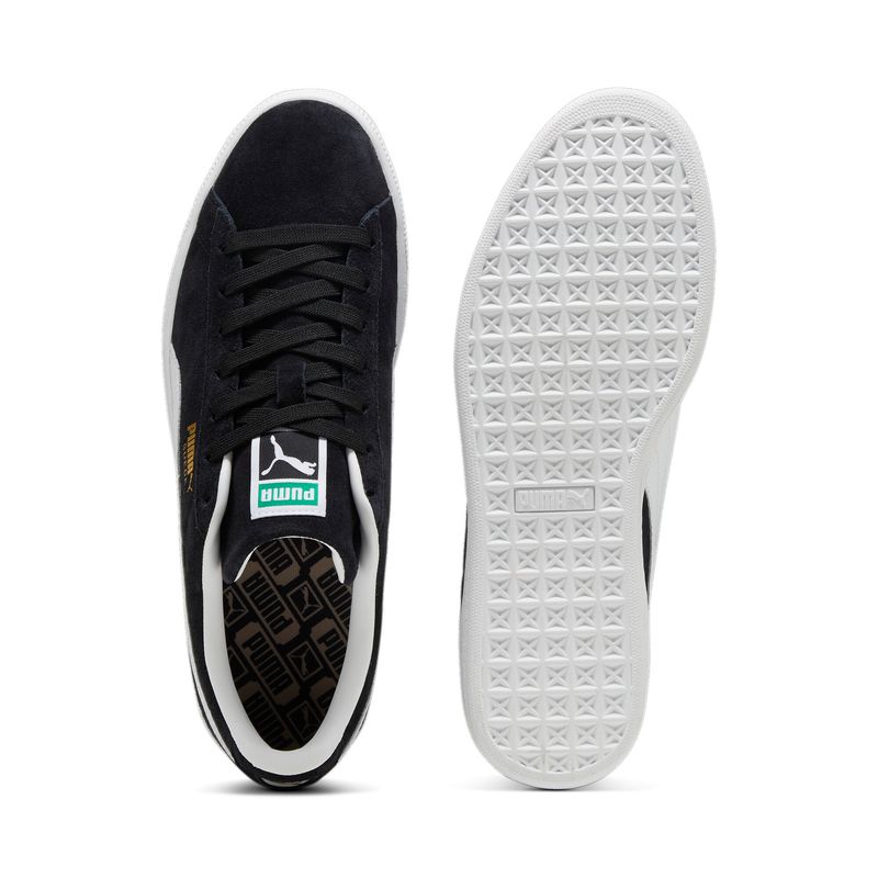 Tenis-puma-para-mujer-Suede-Classic-para-moda-color-negro.-Suela
