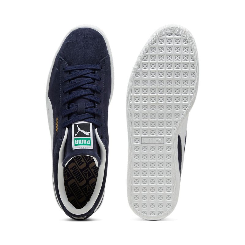 Tenis-puma-para-hombre-Suede-Classic-para-moda-color-azul.-Suela
