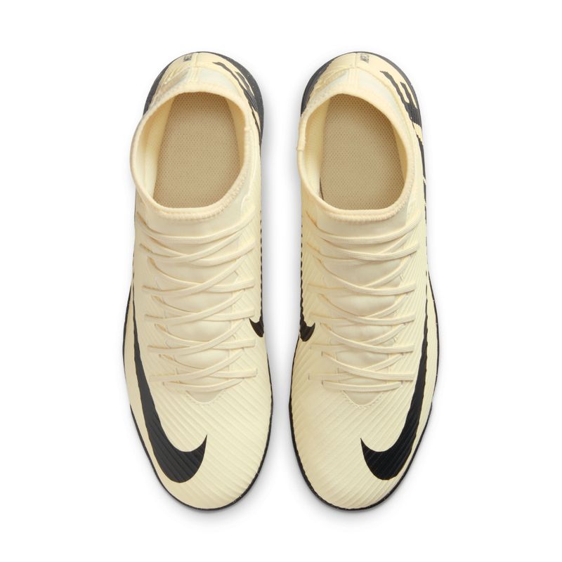 Guayos-nike-para-hombre-Superfly-9-Club-Tf-para-futbol-color-amarillo.-Capellada