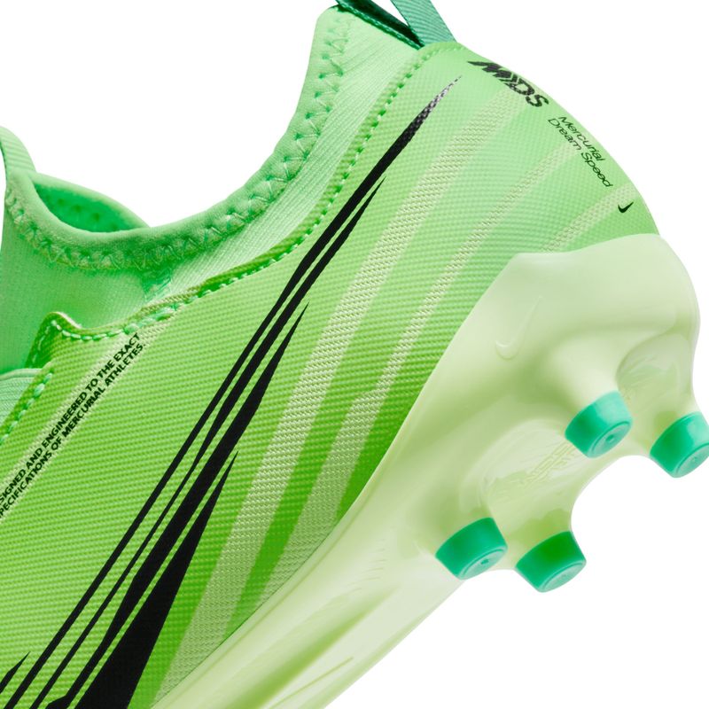 Guayos-nike-para-niño-Jr-Zoom-Vapor-15-Acad-Mds-Fgmg-para-futbol-color-verde.-Detalle-4