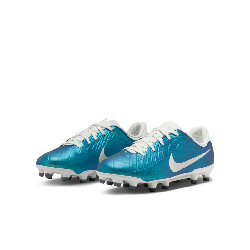 Guayos-nike-para-niño-Jr-Legend-10-Academy-Fg-Mg-30-para-futbol-color-azul.-Par-Alineados
