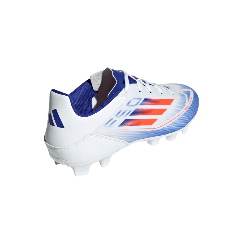 Guayos-adidas-para-hombre-F50-Club-Fxg-para-futbol-color-blanco.-Talon