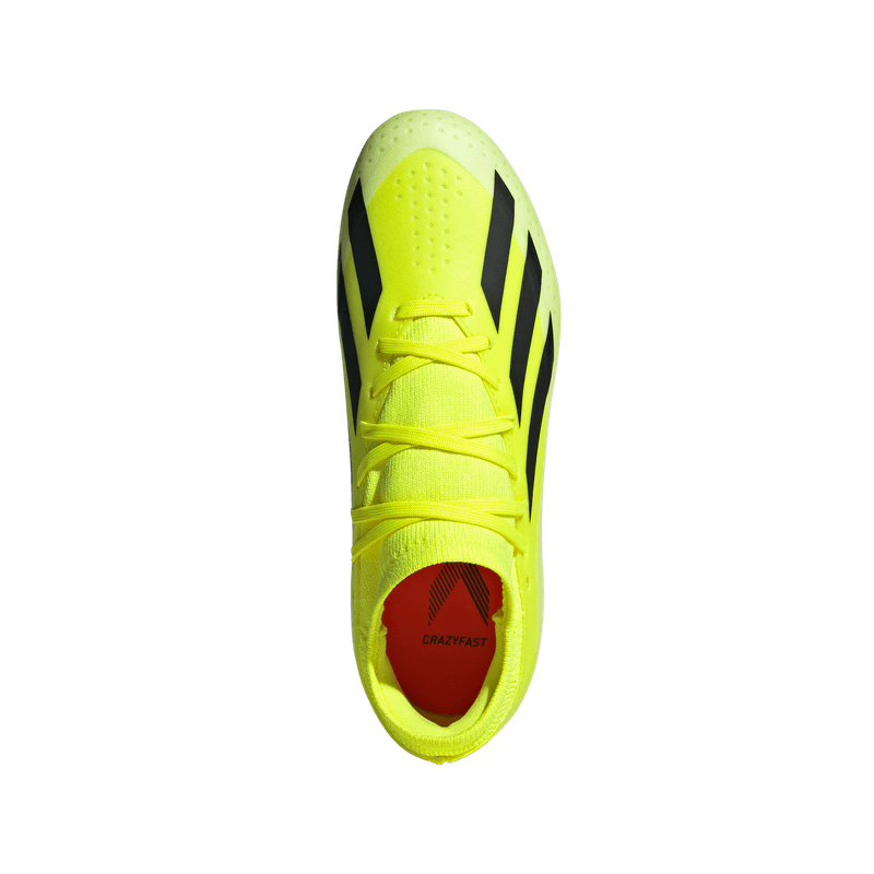 Guayos-adidas-para-niño-X-Crazyfast-League-Mg-para-futbol-color-amarillo.-Capellada