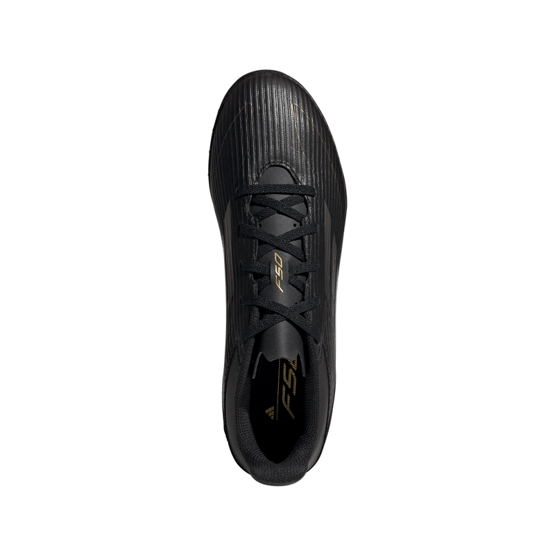 Guayos-adidas-para-hombre-F50-Club-Tf-para-futbol-color-negro.-Capellada