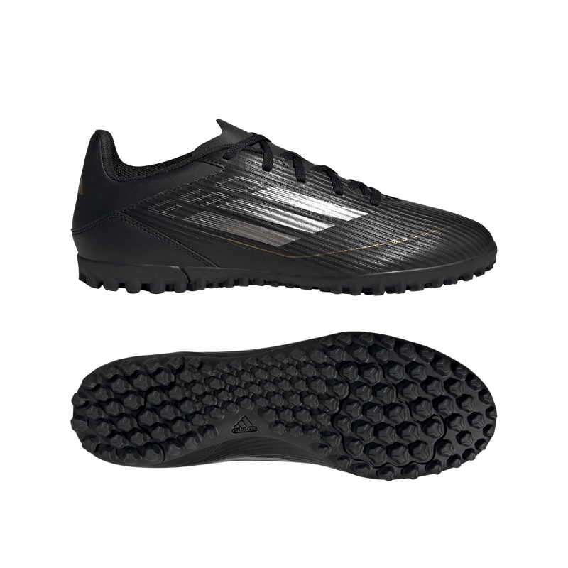 Guayos-adidas-para-hombre-F50-Club-Tf-para-futbol-color-negro.-Par-Laterales