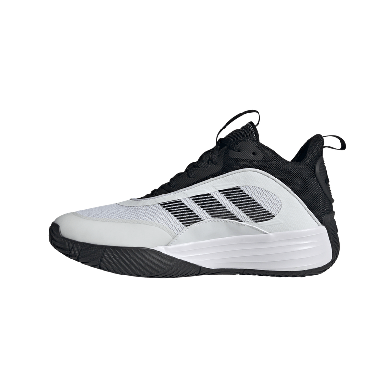 Tenis-adidas-para-hombre-Ownthegame-3.0-para-baloncesto-color-blanco.-Lateral-Interna-Izquierda
