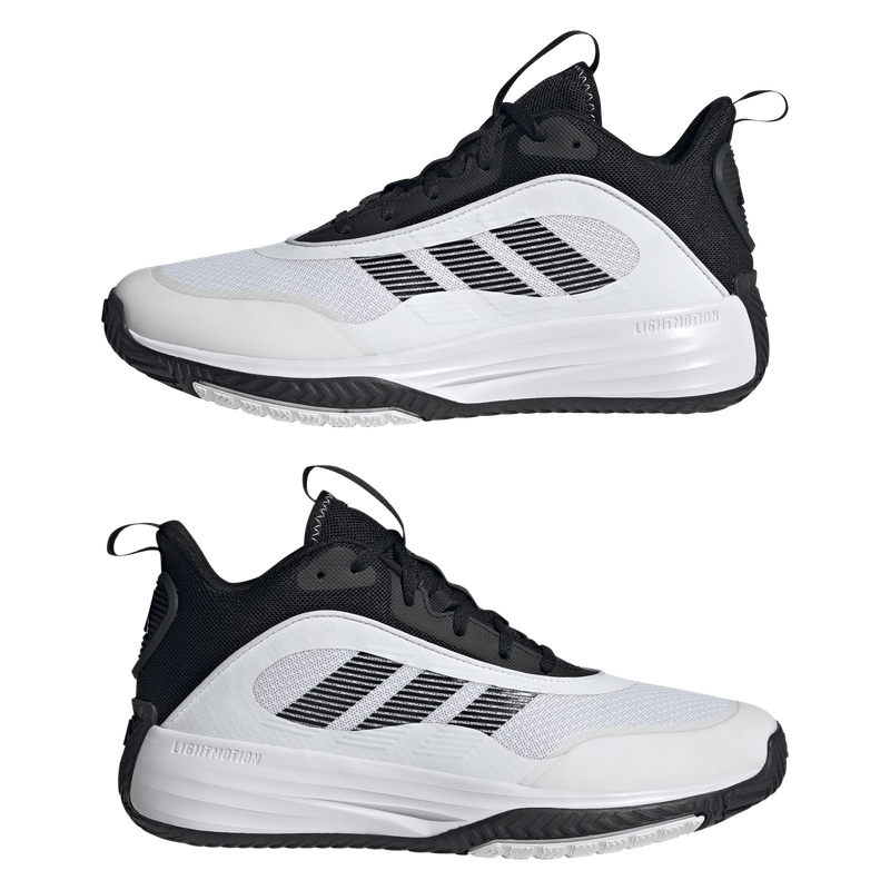 Tenis-adidas-para-hombre-Ownthegame-3.0-para-baloncesto-color-blanco.-Par-Alineados