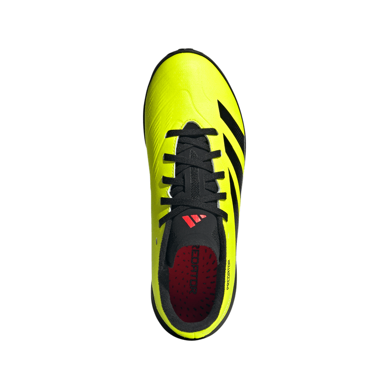 Guayos-adidas-para-niño-Predator-League-Tf-para-futbol-color-amarillo.-Capellada
