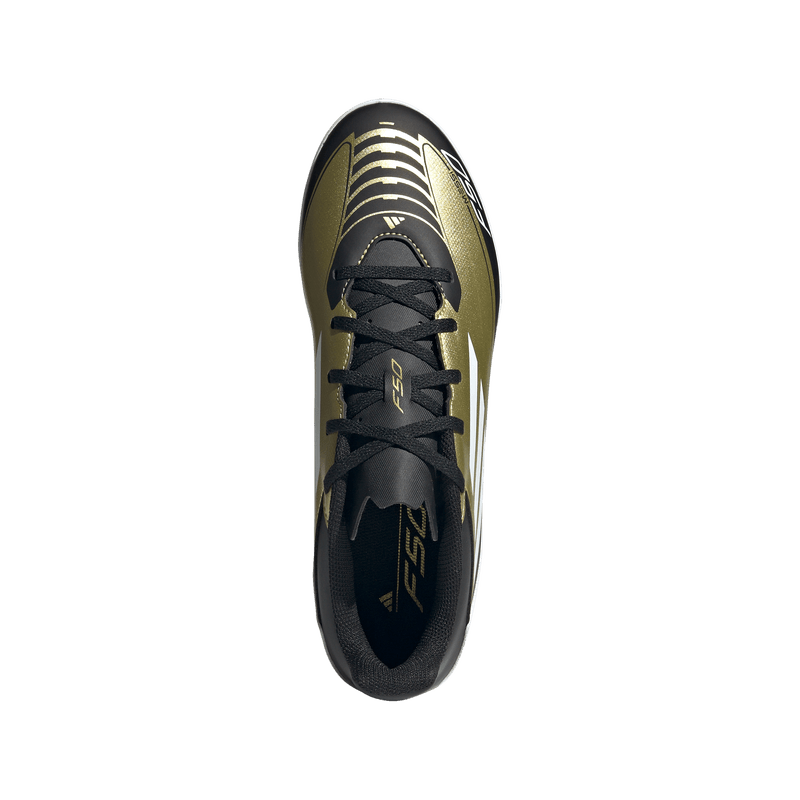 Guayos-adidas-para-hombre-F50-Club-Tf-Messi-para-futbol-color-amarillo.-Capellada