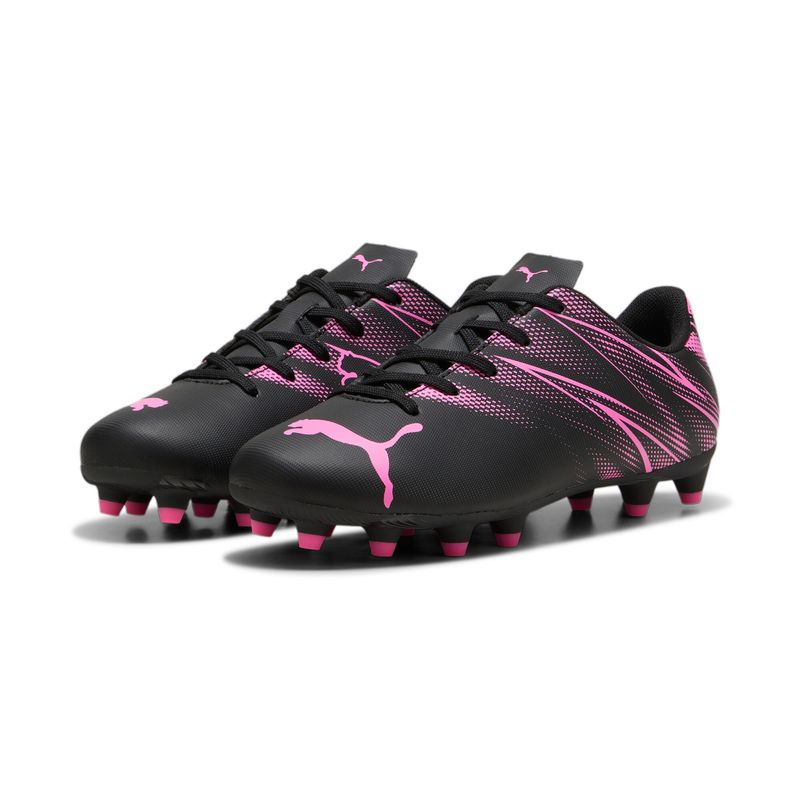 Guayos-puma-para-niño-Attacanto-Fg-Ag-Jr-para-futbol-color-negro.-Par-Alineados