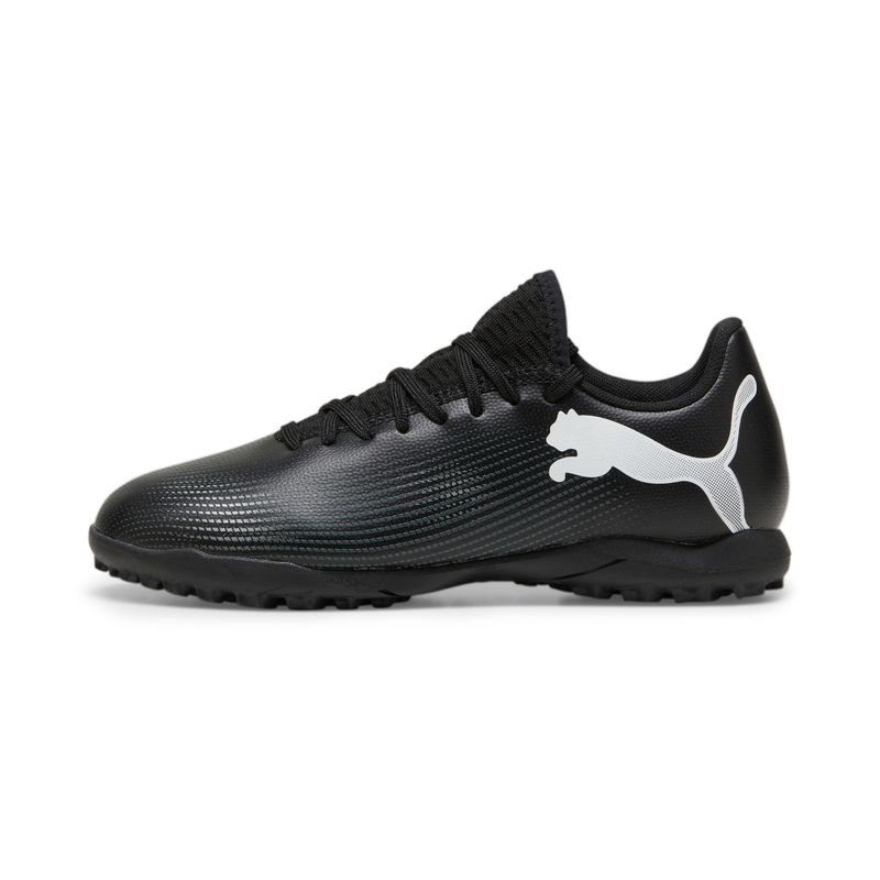 Guayos-puma-para-niño-Future-7-Play-Tt-Jr-para-futbol-color-negro.-Lateral-Interna-Derecha