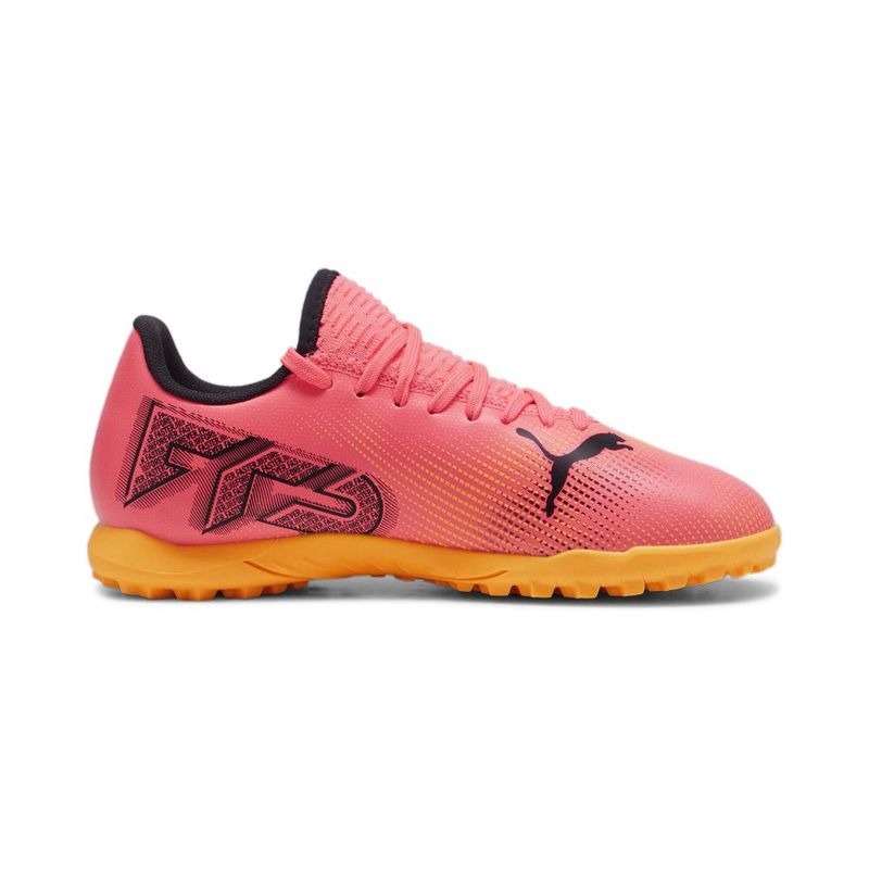 Guayos-puma-para-niño-Future-7-Play-Tt-Jr-para-futbol-color-rosado.-Lateral-Externa-Derecha