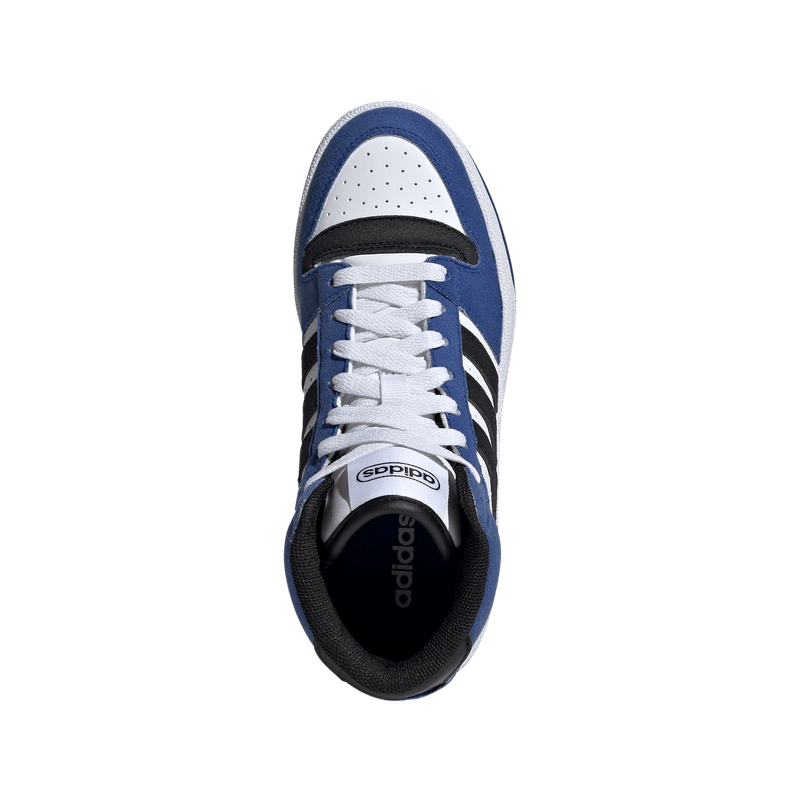 Tenis-adidas-para-niño-Break-Start-Mid-J-para-baloncesto-color-azul.-Capellada