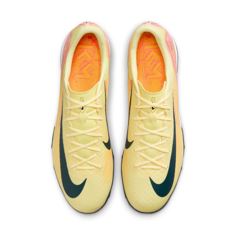 Guayos-nike-para-hombre-Zoom-Vapor-16-Academy-Km-Tf-para-futbol-color-rosado.-Capellada