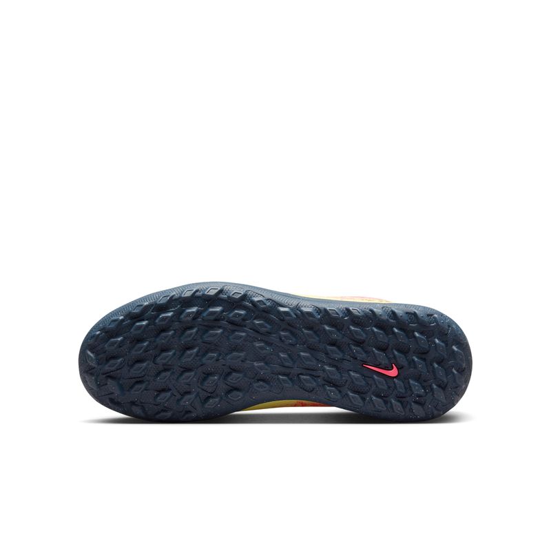Guayos-nike-para-niño-Jr-Superfly-10-Club-Km-Tf-para-futbol-color-naranja.-Suela