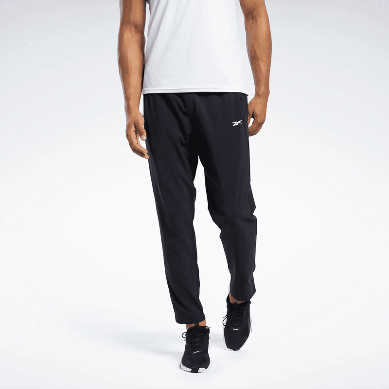 Pantalones reebok hombre negro deals