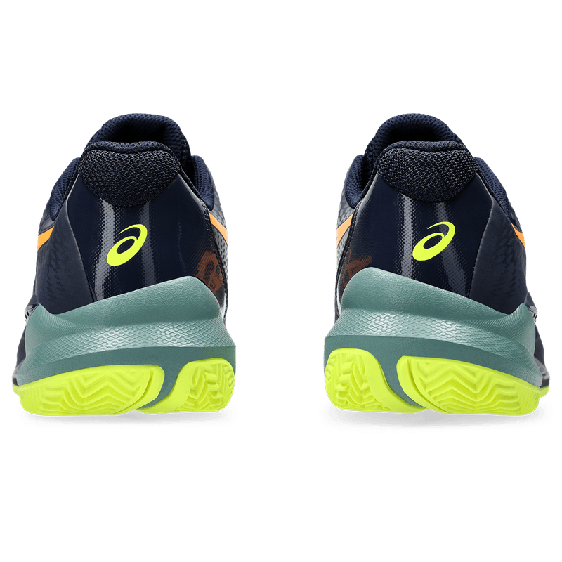 Tenis-asics-para-hombre-Gel-Challenger-14-Padel-para-indoor-color-verde.-Talon