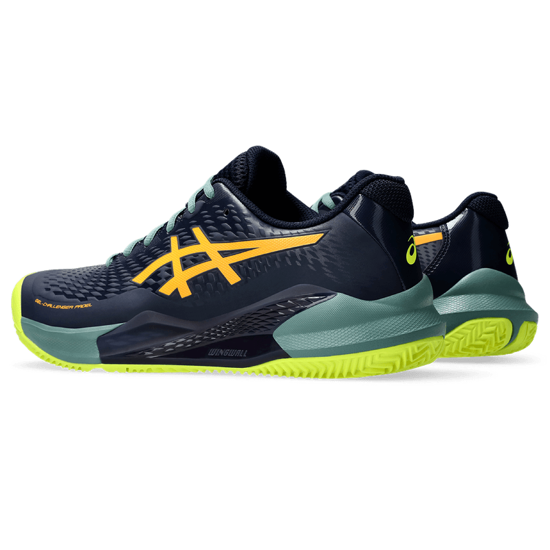 Tenis-asics-para-hombre-Gel-Challenger-14-Padel-para-indoor-color-verde.-Detalle-1