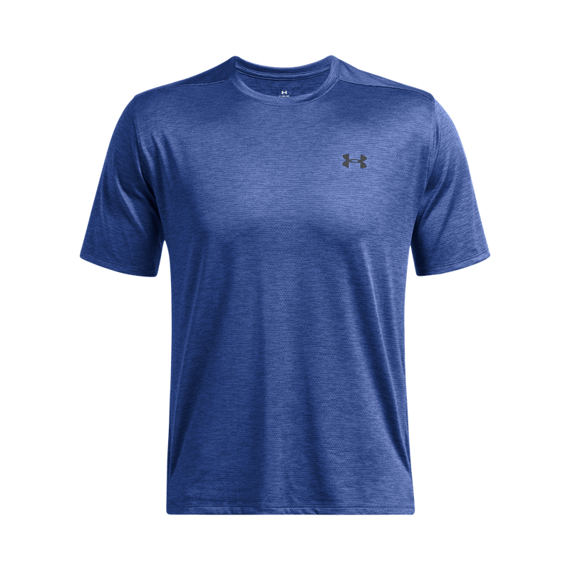 Camiseta-Manga-Corta-under-armour-para-hombre-Ua-Tech-Vent-Ss-para-entrenamiento-color-azul.-Frente-Sin-Modelo