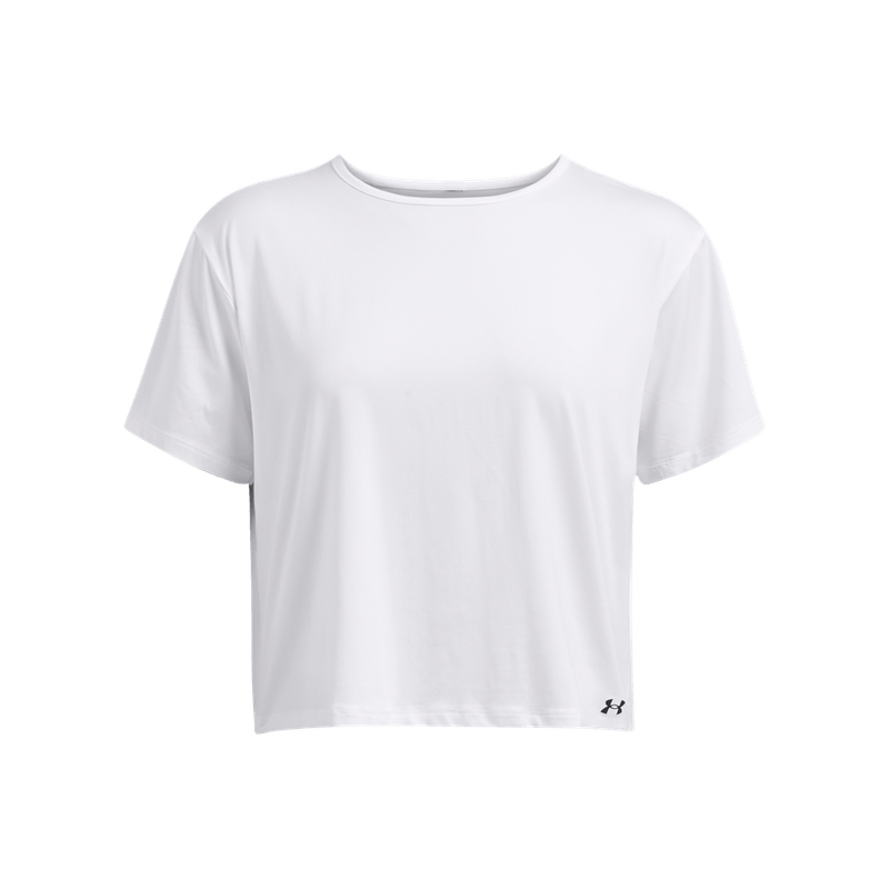 Camiseta-Manga-Corta-under-armour-para-mujer-Motion-Ss-para-entrenamiento-color-blanco.-Frente-Sin-Modelo