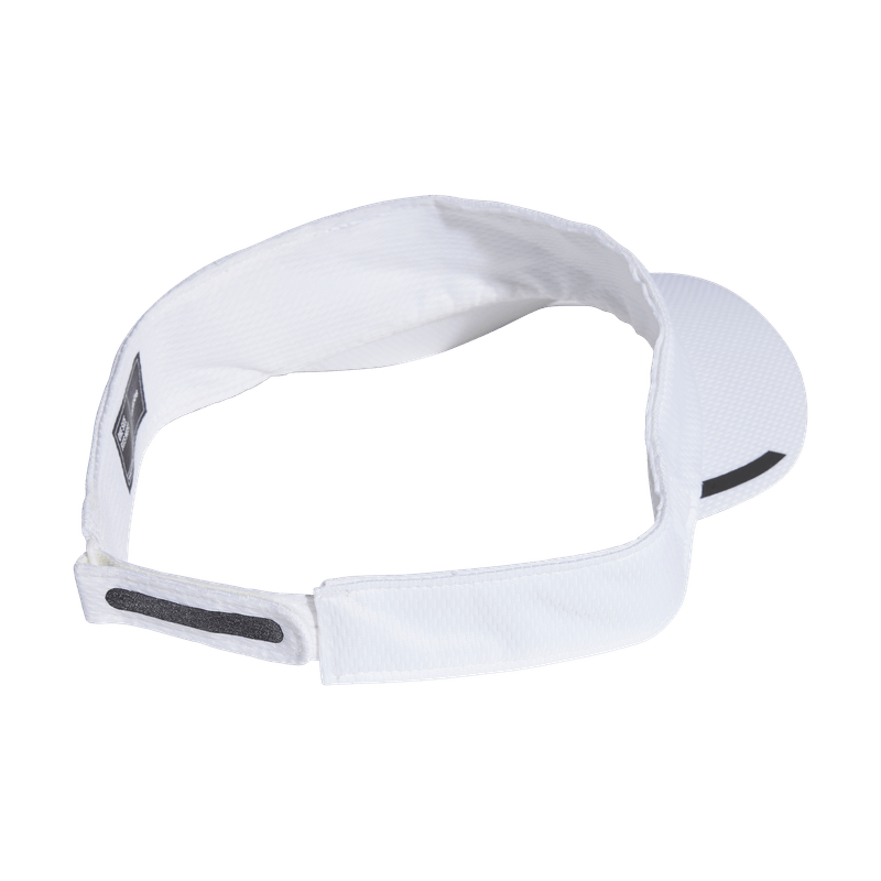 Visera-adidas-para-hombre-Run-Visor-A.R.-para-correr-color-blanco.-Reverso-Sin-Modelo