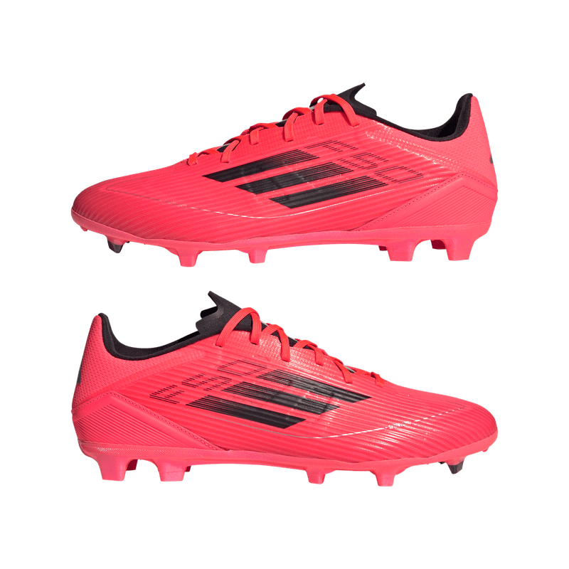 Guayos-adidas-para-hombre-F50-League-Fg-Mg-para-futbol-color-rosado.-Par-Alineados