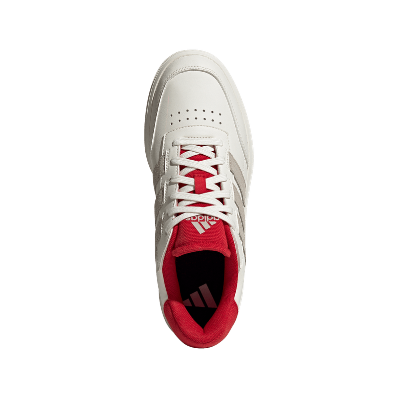 Tenis-adidas-para-hombre-Courtblock-para-moda-color-blanco.-Capellada