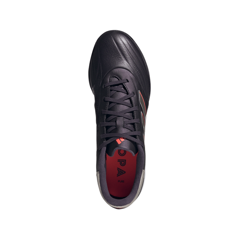Guayos-adidas-para-hombre-Copa-Pure-2-League-Tf-para-futbol-color-morado.-Capellada