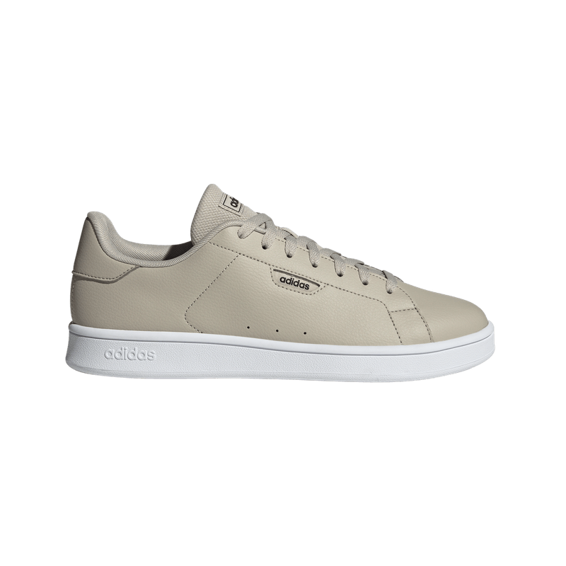 Tenis-adidas-para-hombre-Urban-Court-para-moda-color-beige.-Lateral-Externa-Derecha