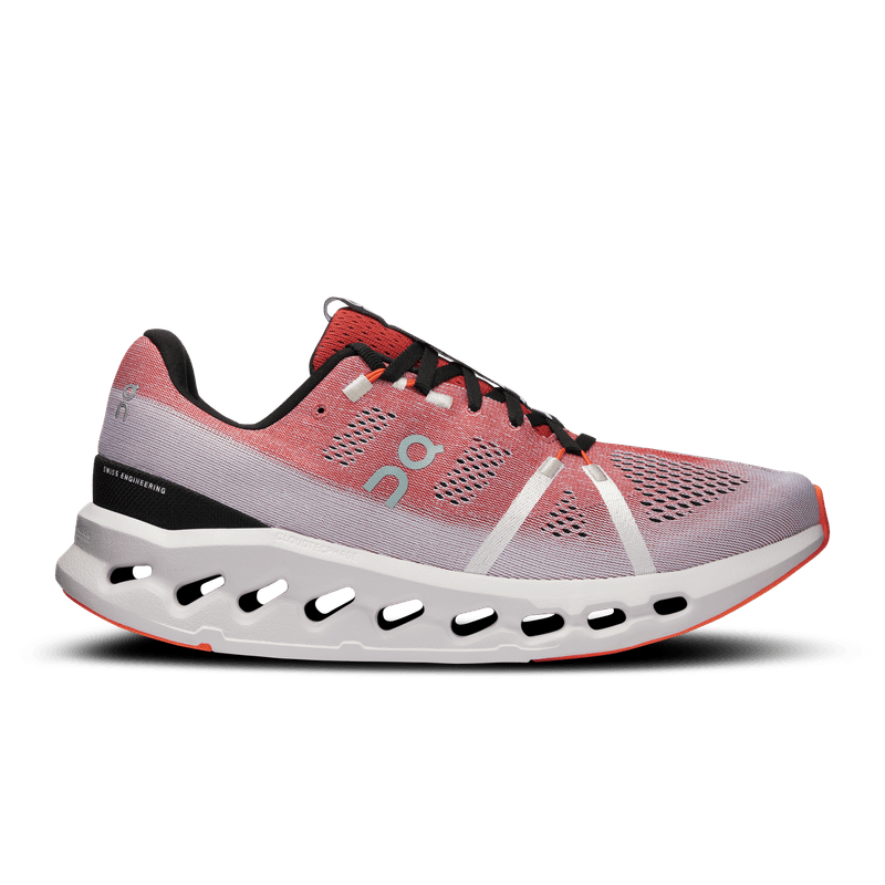 Tenis-on-para-hombre-Cloudsurfer-1-para-correr-color-naranja.-Lateral-Externa-Derecha
