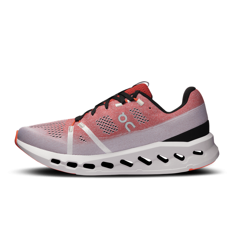 Tenis-on-para-hombre-Cloudsurfer-1-para-correr-color-naranja.-Lateral-Interna-Izquierda