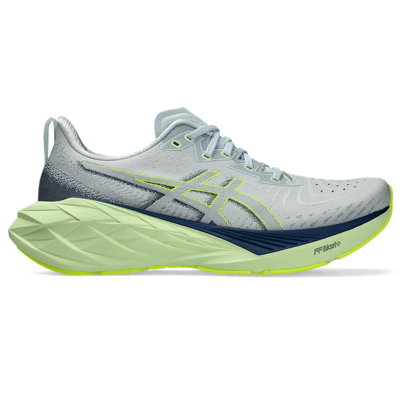 Tenis-asics-para-hombre-Novablast-4-para-correr-color-azul.-Lateral-Externa-Derecha