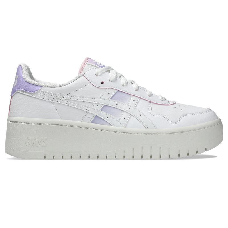 Tenis-asics-para-mujer-Japan-S-Pf-para-moda-color-blanco.-Lateral-Externa-Derecha