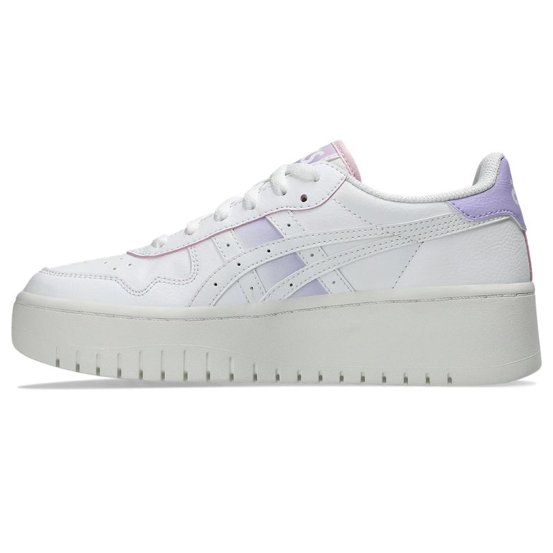 Tenis-asics-para-mujer-Japan-S-Pf-para-moda-color-blanco.-Lateral-Externa-Izquierda
