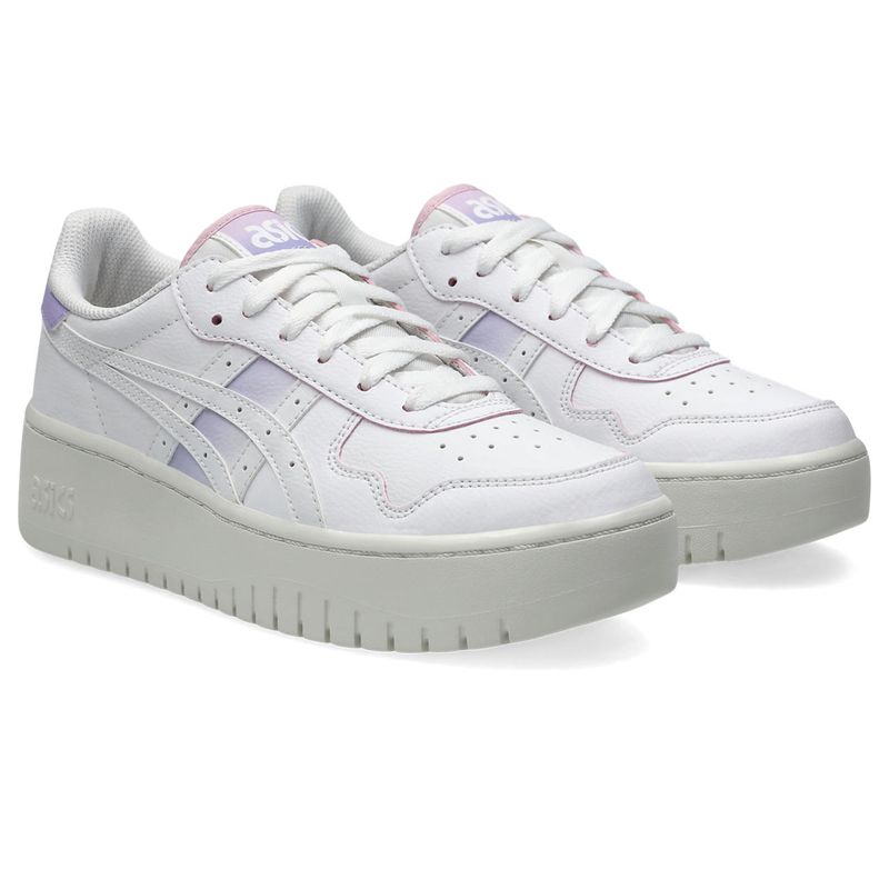 Tenis-asics-para-mujer-Japan-S-Pf-para-moda-color-blanco.-Par-Alineados