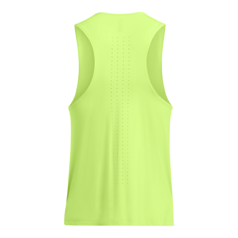 Camiseta-Manga-Sisa-under-armour-para-hombre-Ua-Launch-Elite-Singlet-para-correr-color-verde.-Reverso-Sin-Modelo