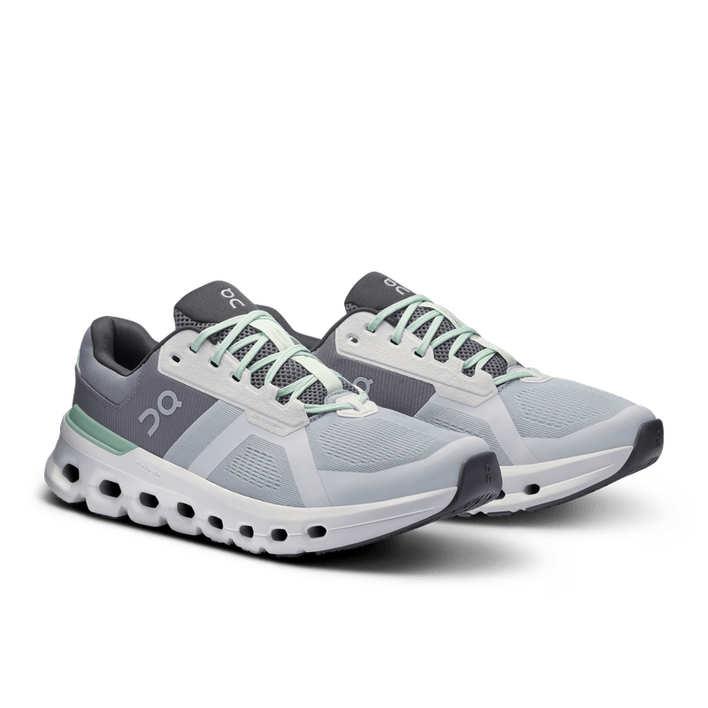 Tenis-on-para-hombre-Cloudrunner-2-para-correr-color-gris.-Par-Alineados-