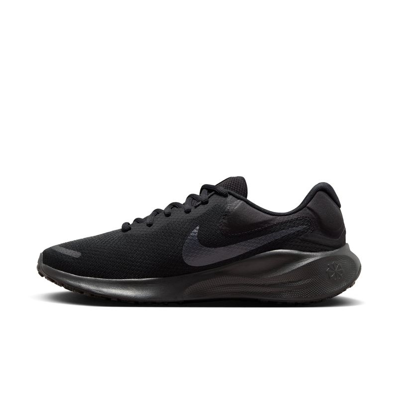 Tenis-nike-para-hombre-Nike-Revolution-7-para-correr-color-negro.-Lateral-Interna-Derecha
