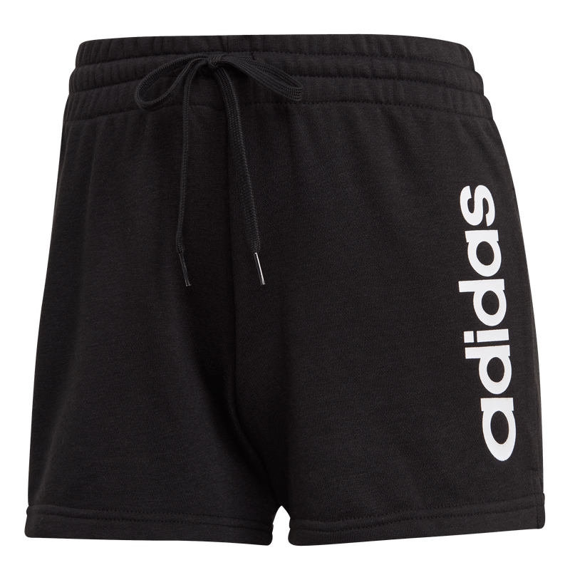 Pantaloneta-adidas-para-mujer-W-Lin-Ft-Sho-para-moda-color-negro.-Frente-Sin-Modelo