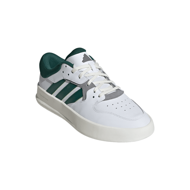 Tenis-adidas-para-hombre-Court-24-para-moda-color-blanco.-Par-Alineados