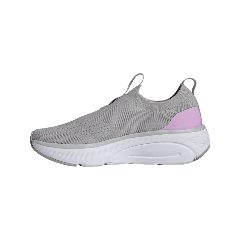 Tenis-adidas-para-mujer-Cloudfoam-Go-Sock-para-correr-color-gris.-Lateral-Interna-Izquierda