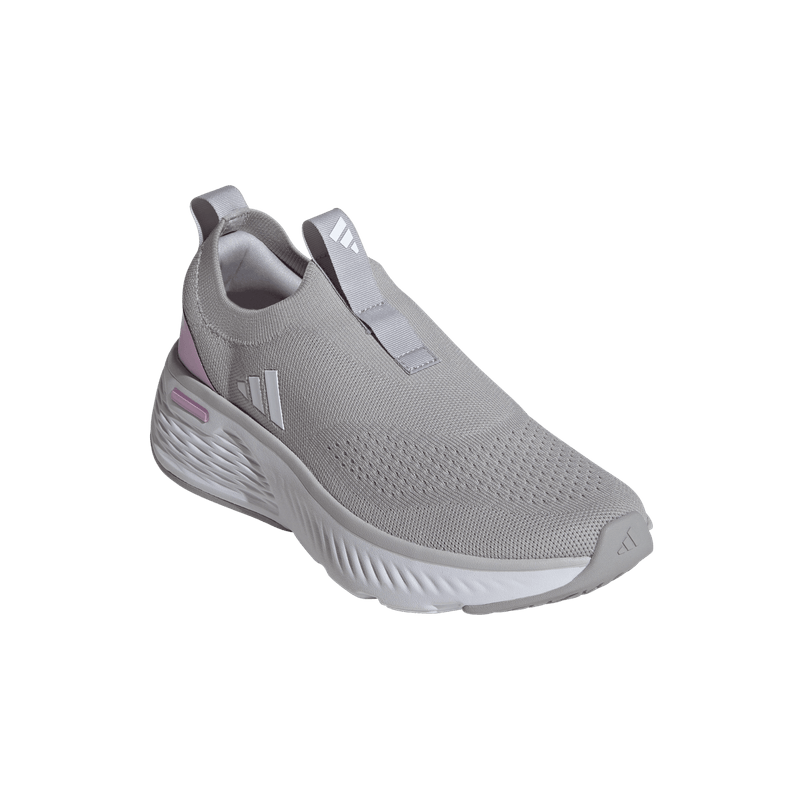 Tenis-adidas-para-mujer-Cloudfoam-Go-Sock-para-correr-color-gris.-Par-Alineados