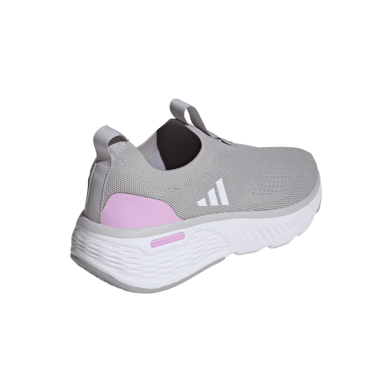Tenis-adidas-para-mujer-Cloudfoam-Go-Sock-para-correr-color-gris.-Talon