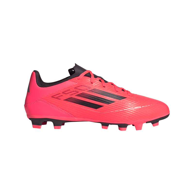Guayos-adidas-para-hombre-F50-Club-Fxg-para-futbol-color-rosado.-Lateral-Externa-Derecha