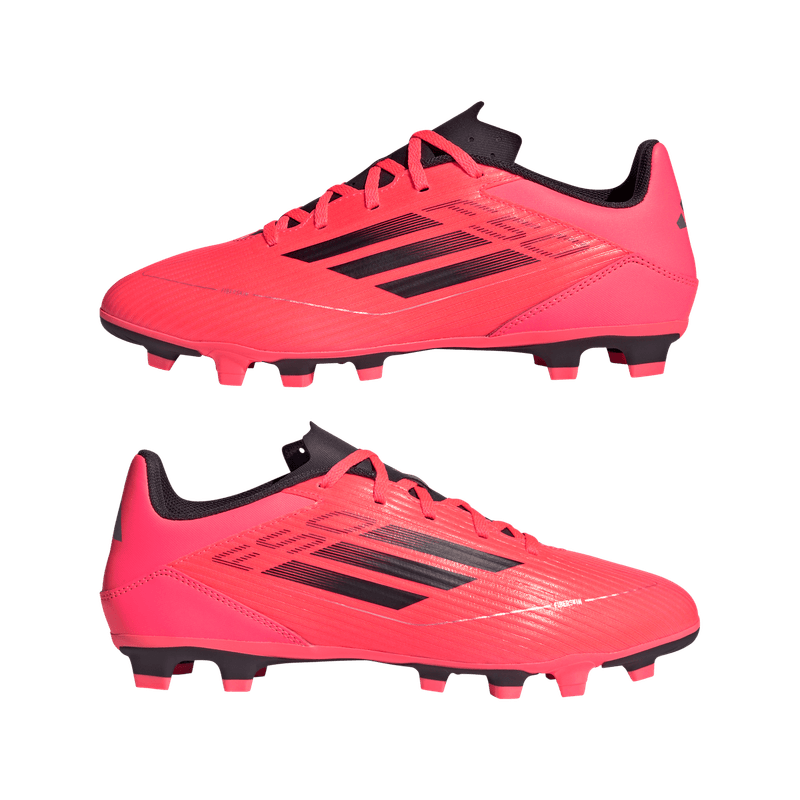 Guayos-adidas-para-hombre-F50-Club-Fxg-para-futbol-color-rosado.-Par-Alineados